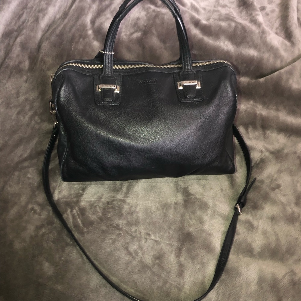 🖤Black Leather Coach Purse🖤